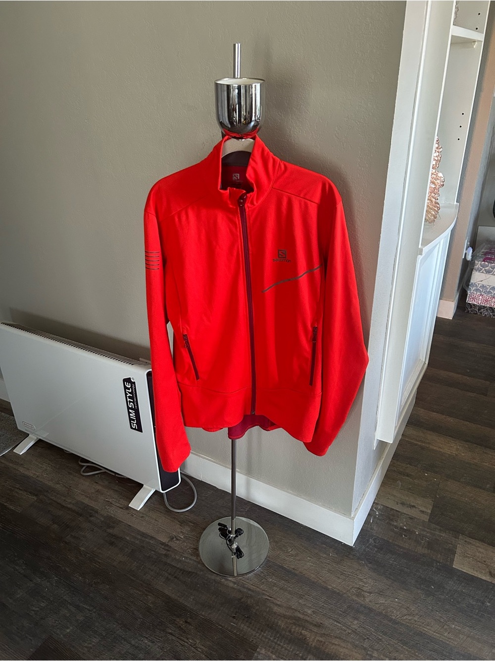 Salomon Clima-Wind Red Full-Zip 🏃‍♂️ Jacket